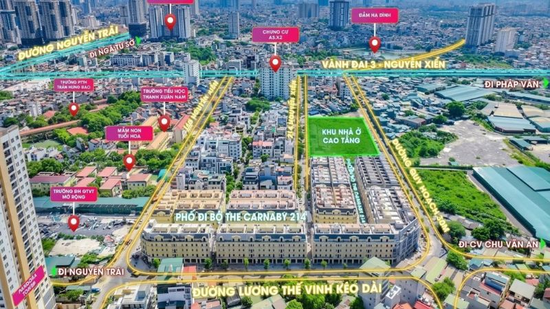 Khu đô thị mới Hạ Đình: Vị trí, tiện ích, tiềm năng dự án KĐT mới Thượng Đình sở hữu vị trí đắc địa, dễ dàng kết nối tới nhiều khu vực quan trọng
