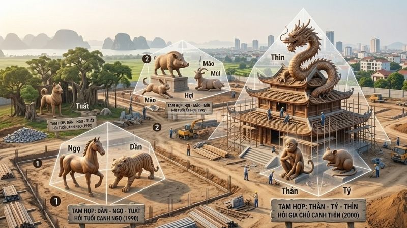 Ngày tốt nhập trạch tháng 10 năm 2026 suôn sẻ, may mắn Chọn ngày tốt nhập trạch kết hợp quy tắc Tam hợp để chính xác hơn