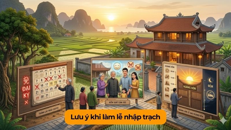 Ngày tốt nhập trạch tháng 10 năm 2026 suôn sẻ, may mắn Một số lưu ý khi làm lễ nhập trạch trong tháng 10 năm 2026