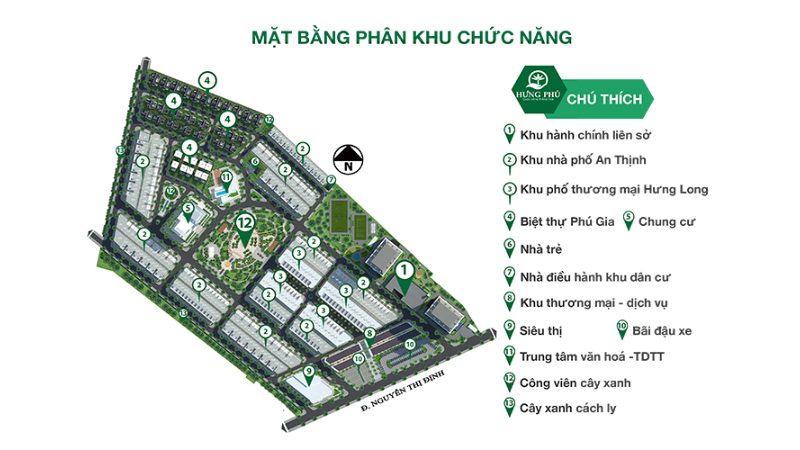 Đánh giá toàn diện khu đô thị Hưng Phú Bến Tre Mặt bằng quy hoạch và hạ tầng của khu đô thị Hưng Phú Bến Tre
