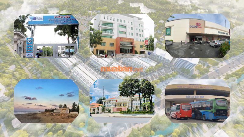 Đánh giá toàn diện khu đô thị Hưng Phú Bến Tre Một số tiện ích ngoại khu nổi bật xung quanh KĐT Hưng Phú Bến Tre