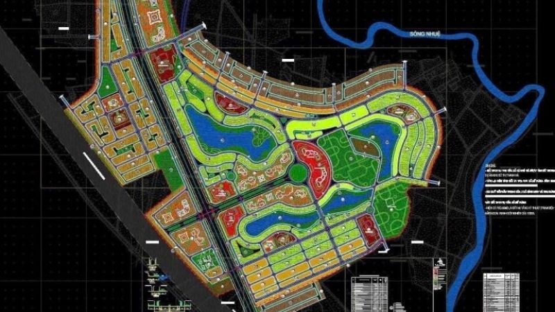 Khu đô thị Mỹ Hưng: Vị trí, tiện ích, tiềm năng dự án Quy hoạch hồ điều hoà, không gian xanh tại khu đô thị Mỹ Hưng