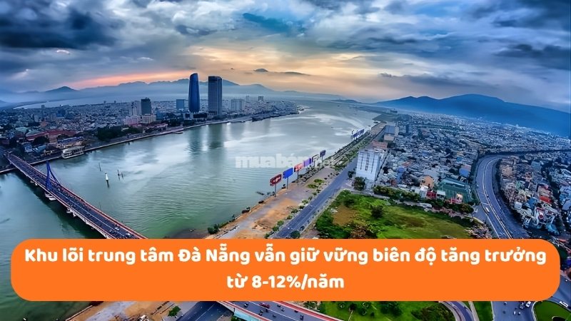 Bất động sản Đà Nẵng 2026: Phân tích chi tiết thị trường Khu lõi trung tâm Đà Nẵng vẫn giữ vững biên độ tăng trưởng từ 8-12%/năm