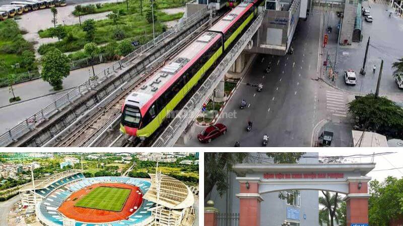 Khu đô thị Nam 32 Hoài Đức: Toàn cảnh quy hoạch và dư địa tăng giá phía Tây Hà Nội Một số địa điểm ngoại khu quan trọng xung quanh khu đô thị Nam 32
