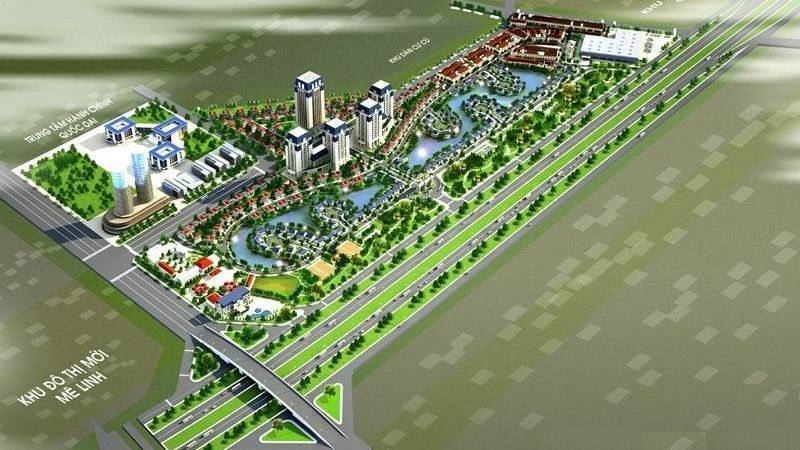 Khu đô thị Ngôi Nhà Mới Quốc Oai: Quy hoạch, giá bán và tiềm năng sinh lời Phối cảnh khu đô thị Ngôi Nhà Mới Quốc Oai