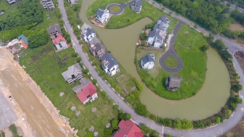 Khu đô thị Ngôi Nhà Mới Quốc Oai: Quy hoạch, giá bán và tiềm năng sinh lời Không gian xanh mát bên trong khu đô thị Ngôi Nhà Mới Quốc Oai