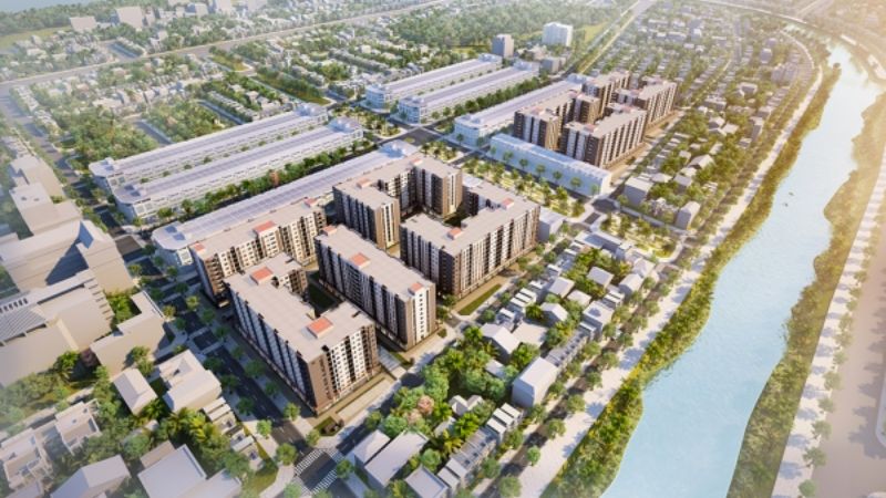 Khu đô thị Golden City: Vị trí, quy hoạch, tiện ích và giá bán Toàn cảnh khu đô thị Golden City