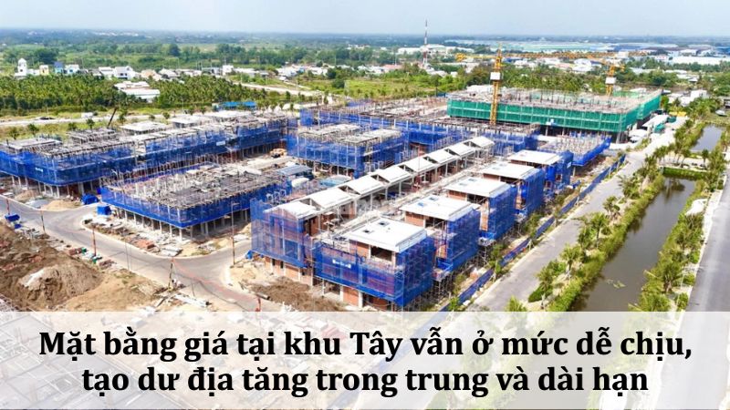 Thị trường bất động sản TP.HCM 2026 tập trung vào nhu cầu thực Giá bất động khu Tây còn “mềm”, tạo dư địa tăng khi hạ tầng hoàn thiện